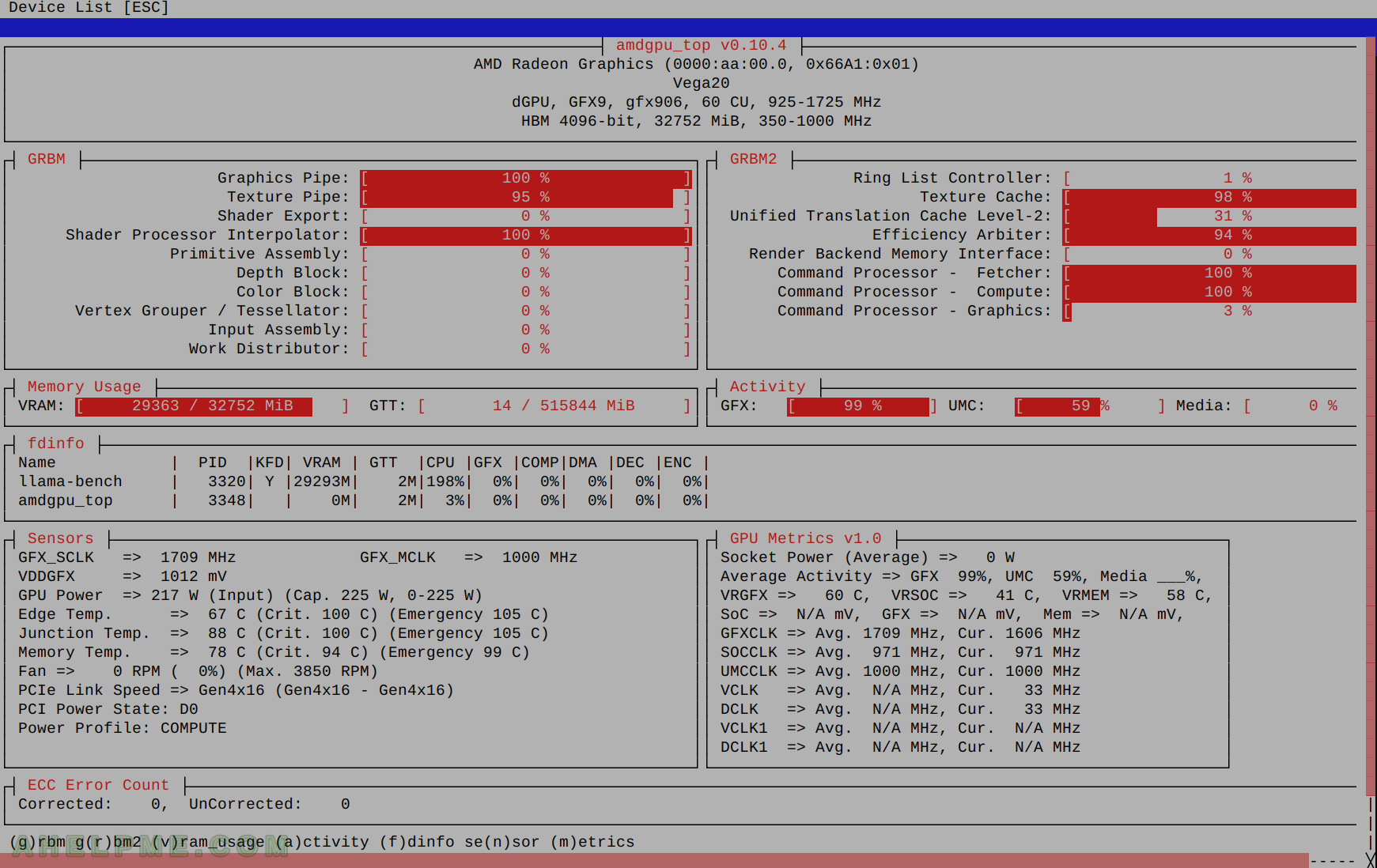main menu